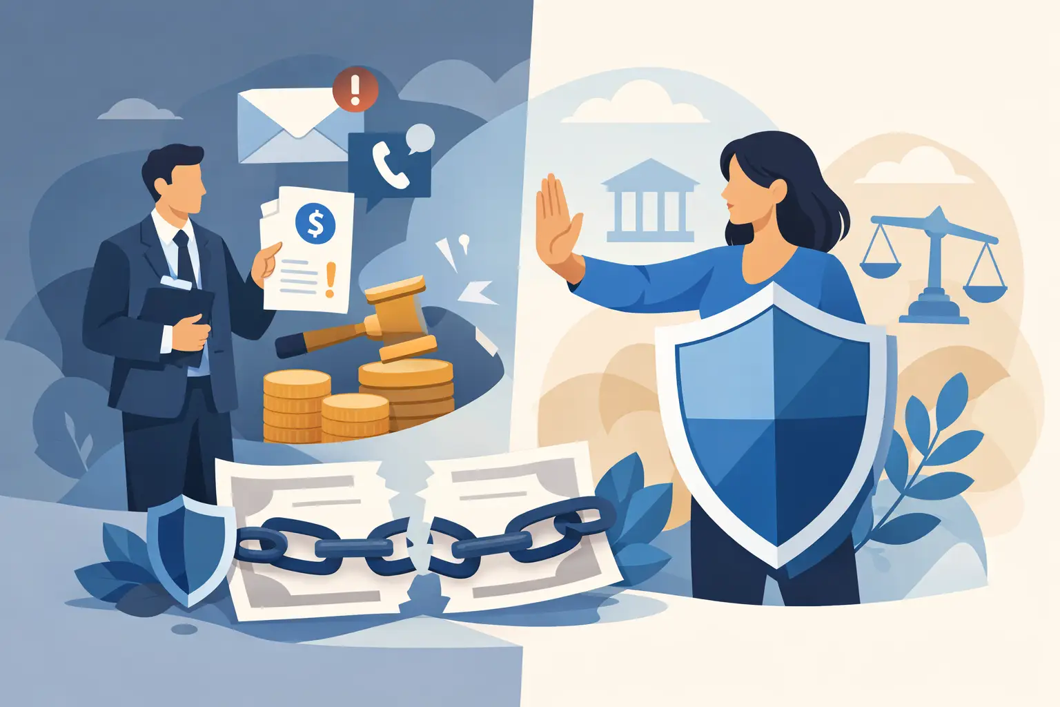 How to Stop Debt Collectors Legally